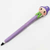 Fimo(Polymer Clay) Jewelry Ball Pen, with a fimo bead head, 25x150mm, Sold by PC