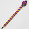 Fimo(Polymer Clay) Jewelry Ball Pen, with a fimo bead head, 25x180mm, Sold by PC