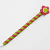 Fimo(Polymer Clay) Jewelry Ball Pen, with a fimo bead head, 30x170mm, Sold by PC