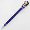 Fimo(Polymer Clay) Jewelry Ball Pen, with a fimo bead head, 23x170mm, Sold by PC