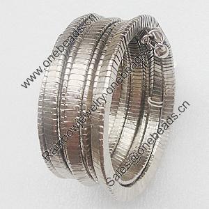 Bracelet, Iron Snake Chain, Thickness:8mm, Sold by Group