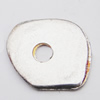 Beads, Zinc Alloy Jewelry Findings Lead-free, 12x13mm Hole:2mm, Sold by Bag