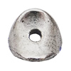 Beads, Zinc Alloy Jewelry Findings Lead-free, 10x9mm Hole:2mm, Sold by Bag