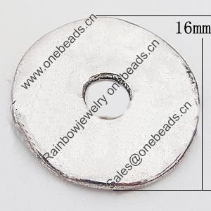 Beads, Zinc Alloy Jewelry Findings Lead-free, 16mm Hole:4mm, Sold by Bag