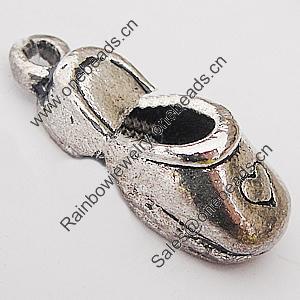 Pendant, Zinc Alloy Jewelry Findings Lead-free, 8x20mm Hole:1.5mm, Sold by Bag