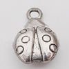 Pendant, Zinc Alloy Jewelry Findings Lead-free, 10x15mm Hole:2mm, Sold by Bag