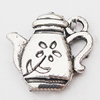 Pendant, Zinc Alloy Jewelry Findings Lead-free, 13x14mm Hole:2mm, Sold by Bag