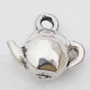 Pendant, Zinc Alloy Jewelry Findings Lead-free, 12x11mm Hole:2mm, Sold by Bag