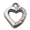 Pendant, Zinc Alloy Jewelry Findings Lead-free, 13x15mm Hole:2mm, Sold by Bag