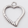 Pendant, Zinc Alloy Jewelry Findings Lead-free, 26x30mm Hole:3mm, Sold by Bag