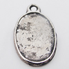 Pendant, Zinc Alloy Jewelry Findings Lead-free, 13x23mm Hole:2mm, Sold by Bag