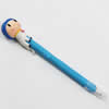 Fimo(Polymer Clay) Jewelry Ball Pen, with a fimo bead head, 24x150mm, Sold by PC