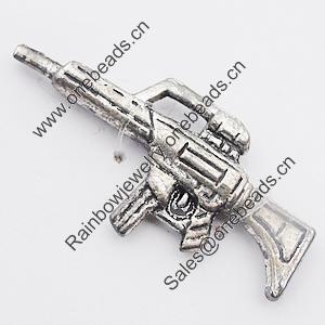 Pendant, Zinc Alloy Jewelry Findings Lead-free, 33x15mm, Sold by Bag