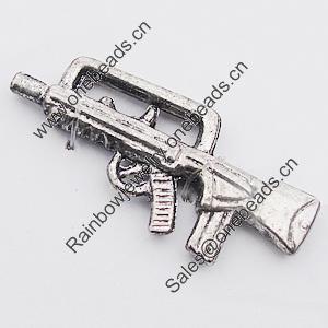 Pendant, Zinc Alloy Jewelry Findings Lead-free, 33x15mm, Sold by Bag