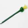 Fimo(Polymer Clay) Jewelry Ball Pen, with a fimo bead head, 38x200mm, Sold by PC