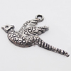 Pendant, Zinc Alloy Jewelry Findings Lead-free, 22x26mm Hole:2mm, Sold by Bag