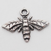 Pendant, Zinc Alloy Jewelry Findings Lead-free, 17x14mm Hole:1.5mm, Sold by Bag