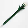 Fimo(Polymer Clay) Jewelry Ball Pen, with a fimo bead head, 31x180mm, Sold by PC