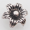 Pendant, Zinc Alloy Jewelry Findings Lead-free, Flower 13mm Hole:2mm, Sold by Bag