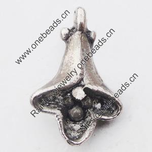 Pendant, Zinc Alloy Jewelry Findings Lead-free, 9x14mm Hole:1mm, Sold by Bag