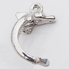 Pendant, Zinc Alloy Jewelry Findings Lead-free, 11x18mm Hole:2mm, Sold by Bag