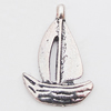 Pendant, Zinc Alloy Jewelry Findings Lead-free, 13x19mm Hole:1.5mm, Sold by Bag