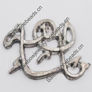 Pendant, Zinc Alloy Jewelry Findings Lead-free, 29x22mm, Sold by Bag