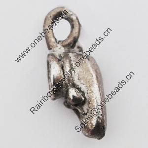 Pendant, Zinc Alloy Jewelry Findings Lead-free, 8x20mm Hole:3x2.5mm, Sold by Bag