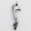 Pendant, Zinc Alloy Jewelry Findings Lead-free, 8x24mm Hole:2mm, Sold by Bag