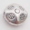 Beads Zinc Alloy Jewelry Findings Lead-free, 9mm Hole:1mm, Sold by Bag 