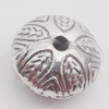 Beads Zinc Alloy Jewelry Findings Lead-free, 9mm Hole:1mm, Sold by Bag 