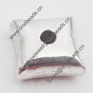 Beads Zinc Alloy Jewelry Findings Lead-free, 8mm Hole:1.5mm, Sold by Bag 