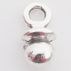 Pendant, Zinc Alloy Jewelry Findings Lead-free, 11x22mm Hole:4.5mm, Sold by Bag 