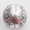 Beads Zinc Alloy Jewelry Findings Lead-free, 23mm Hole:3mm, Sold by Bag 