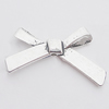 Beads Zinc Alloy Jewelry Findings Lead-free, Bowknot 32x21mm Hole:1mm, Sold by Bag 