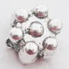 European Style Beads Zinc Alloy Jewelry Findings, 10mm Hole:4.5mm, Sold by Bag