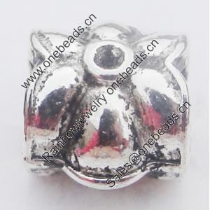 European Style Beads Zinc Alloy Jewelry Findings, 9x11mm Hole:5mm, Sold by Bag