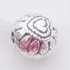 Beads Zinc Alloy Jewelry Findings Lead-free, 7mm Hole:1.5mm, Sold by Bag 