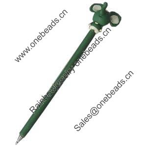 Fimo(Polymer Clay) Jewelry Ball Pen, 205x41mm, Sold by PC