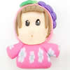 Cartoon Polymer Clay Beads, 29x23x15mm, Hole:Approx 2.5mm, Sold by PC