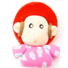 Cartoon Polymer Clay Beads, 33x23x18mm, Hole:Approx 2.5mm, Sold by PC