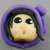 Fimo(Polymer Clay) Beads, 19x18x15mm, Hole:Approx 2mm, Sold by PC