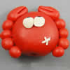 Fimo(Polymer Clay) Beads, 25x21x12mm, Hole:Approx 2mm, Sold by PC