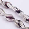 Bicone Crystal Beads, Twist, 16x9x5mm, Hole:Approx 1MM, Sold per 12-Inch Strand