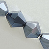 Bicone Crystal Beads, Handmade Faceted, 6mm, Sold per 13-Inch Strand