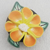 Polymer Clay Brooch, Handmade, 30mm, Sold by PC