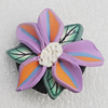 Polymer Clay Brooch, Handmade, 38mm, Sold by PC