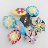 Polymer Clay Brooch, Handmade, Mix Color & Mix Style, 30mm-42x23mm, Sold by Group