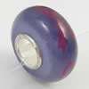 Hotfix Totem Silver Plating Core Lampwork Beads European, 7x14mm Hole:about 4.5mm, Sold by PC