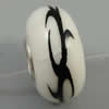 Hotfix Totem Silver Plating Core Lampwork Beads European, 7x14mm Hole:about 4.5mm, Sold by PC